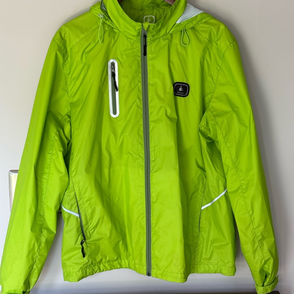Hipczech Green Rain Jacket, Large